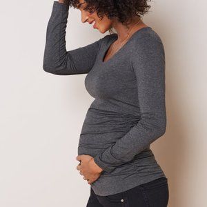 Isabelle and Oliver Maternity Scoop Top